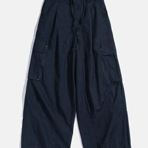 loose pocket pants sleek design & youthful street vibe 2838