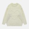 love twist sweater with chic detailing   urban romance 1380