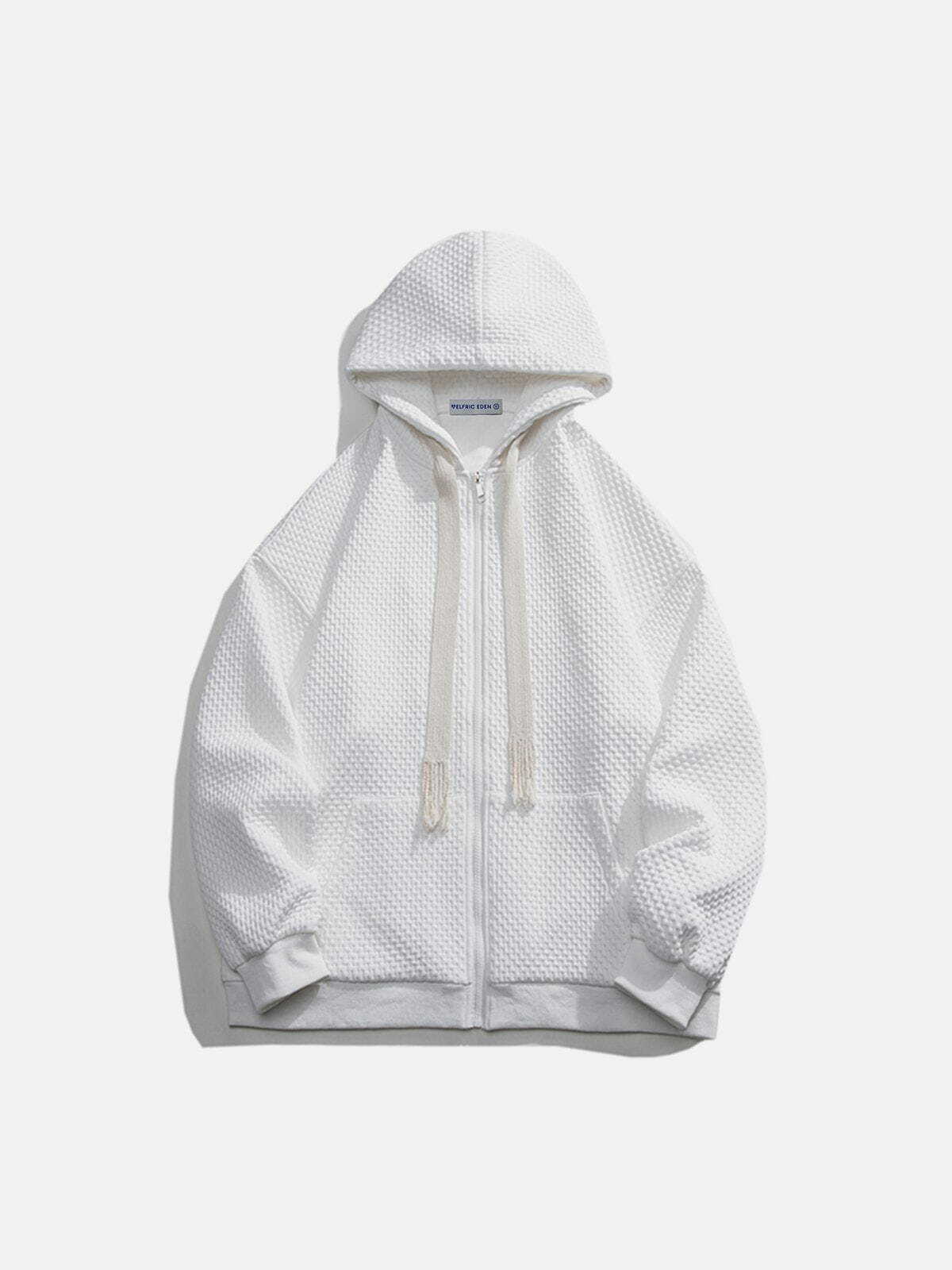 minimalist jacquard hoodie   sleek urban comfort design 2544
