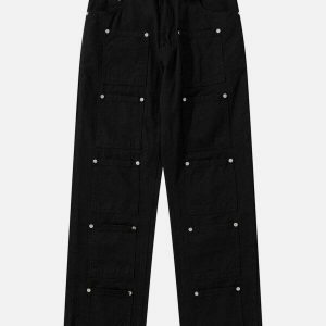 multi pocket pants sleek design & urban utility 3593