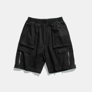 multi pocket shorts sleek design & urban appeal 1768