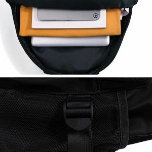 multi pocket shoulder bag urban chic & high capacity 4423