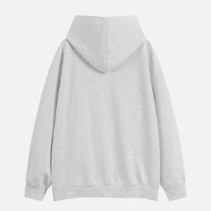multi buckle hoodie   edgy urban streetwear staple 2045