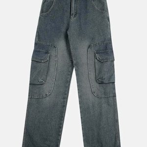 multipocket cargo jeans urban chic & sleek design 1289