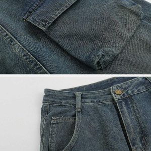 multipocket cargo jeans urban chic & sleek design 4851