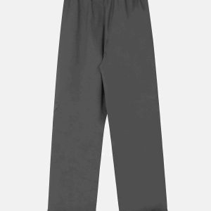 multipocket cargo pants zipper detail youthful streetwear 6790
