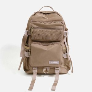 multipocket shoulder bag highcapacity & urban chic 4178