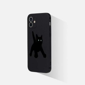 nocturnal cat iphone case   sleek design & urban appeal 7627