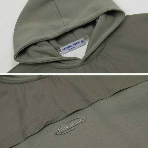 patchwork reflector hoodie   urban & youthful streetwear 3403
