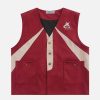 patchwork star vest   youthful & eclectic streetwear gem 8691