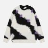 patchwork tassel sweater youthful & eclectic streetwear 7682