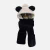 quirky panda plush earmuffs scarf   cozy y2k accessory 1865