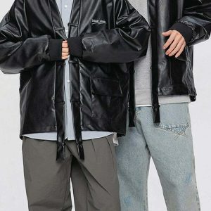 retro 90s leather jacket   iconic & timeless streetwear 6704