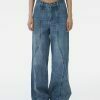 retro arc solid jeans   vintage & sleek streetwear staple 7330
