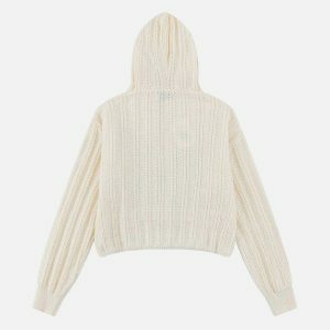 retro butterfly knit hoodie urban streetwear 3553