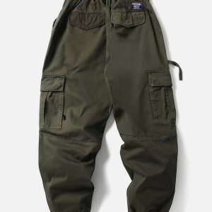retro cargo pants with edgy style & multiple pockets 2432