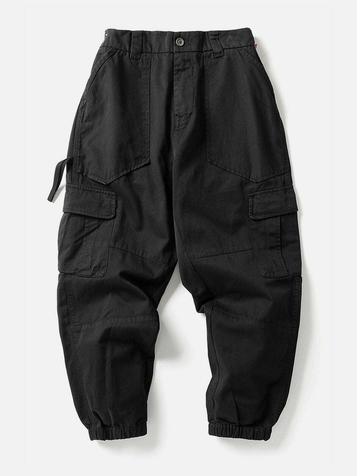retro cargo pants with edgy style & multiple pockets 2941