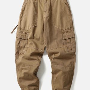retro cargo pants with edgy style & multiple pockets 3691