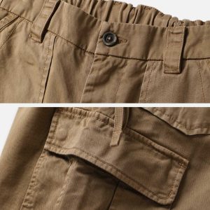 retro cargo pants with edgy style & multiple pockets 7779