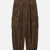 retro corduroy cargo pants vintage streetwear 6453