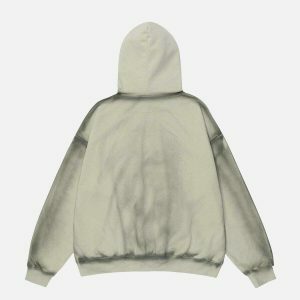 retro inkjet printing hoodie edgy streetwear 3221