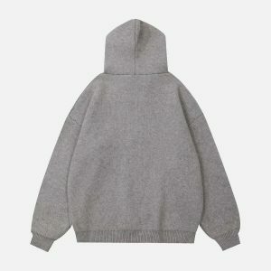 retro letter embroidery hoodie urban streetwear 7513