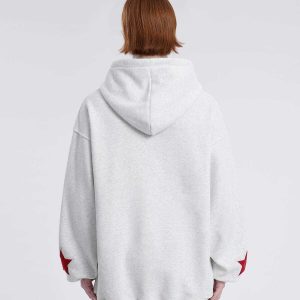 retro letter print hoodie urban streetwear 3804