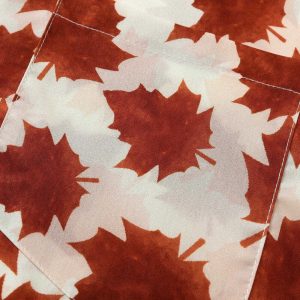 retro maple leaf print shirt   chic & youthful style 5369