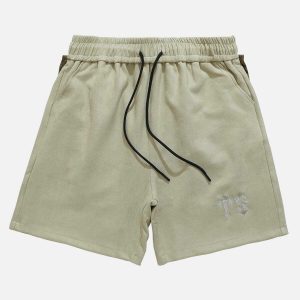 retro removable cloth shorts   youthful & customizable style 5285