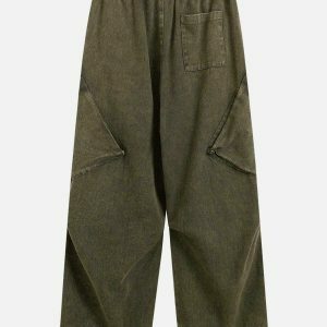 retro slant pocket cargo pants 4911