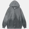 retro washed gradient hoodie dynamic urban appeal 6336