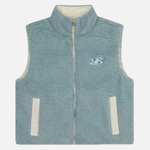 reversible puffer vest edgy & versatile outerwear 2119