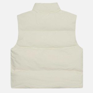 reversible puffer vest edgy & versatile outerwear 7685