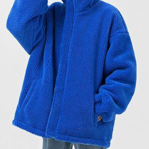 reversible sherpa coat   luxurious & versatile winter essential 3086