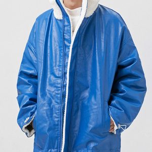 reversible sherpa coat   luxurious & versatile winter essential 4172