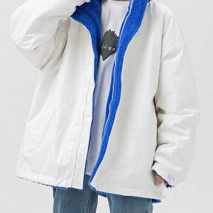 reversible sherpa coat   luxurious & versatile winter essential 4334