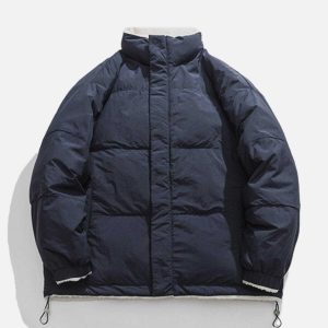 reversible sherpa coat winter essential & luxurious feel 4856