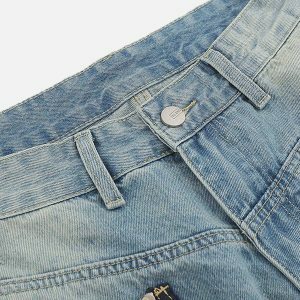 revolutionary 3d zip up pocket jeans 3689