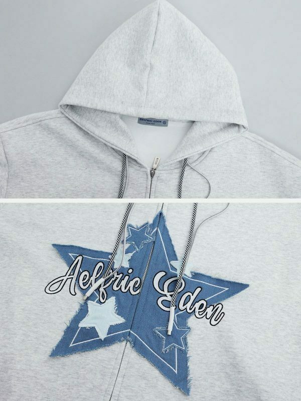 revolutionary broken star hoodie edgy streetwear 1817