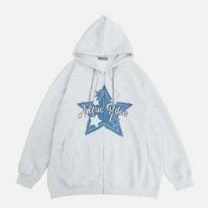revolutionary broken star hoodie edgy streetwear 4047