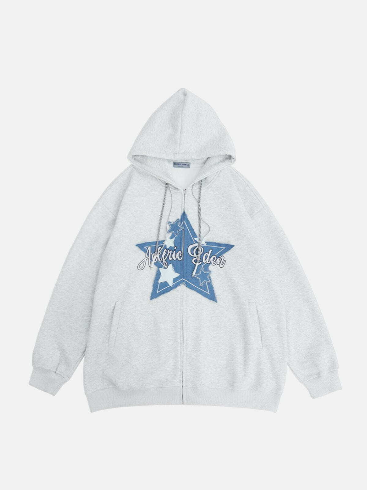 revolutionary broken star hoodie edgy streetwear 4047
