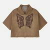 revolutionary butterfly washed denim tee 1850