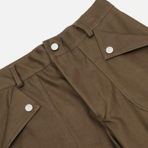 revolutionary faux leather cargo pants 6018