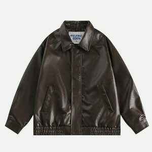 revolutionary faux leather jacket urban edge 7109
