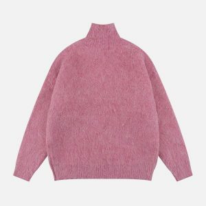 revolutionary shoulder zip up sweater urban chic 3565