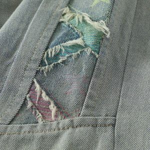 revolutionary side fringe jeans 4882