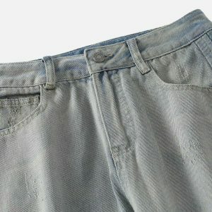 revolutionary side fringe jeans 7606