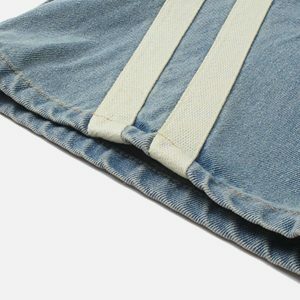 revolutionary slant stripe jeans 7038