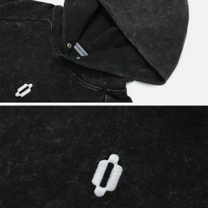 revolutionary solid washed hoodie urban streetwear 3590