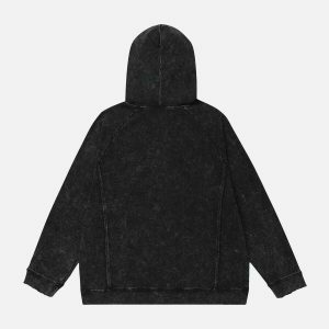 revolutionary solid washed hoodie urban streetwear 5701